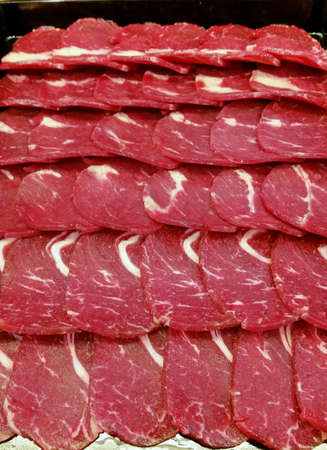 Slices beef.の素材