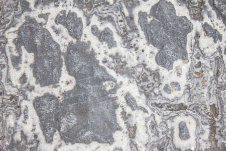 Closeup old grey marble stone texture for backgroundの写真素材