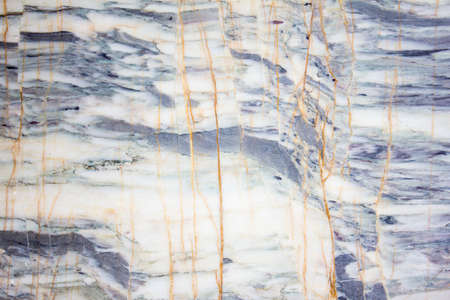 Closeup blue and white marble stone onyx texture for backgroundの写真素材