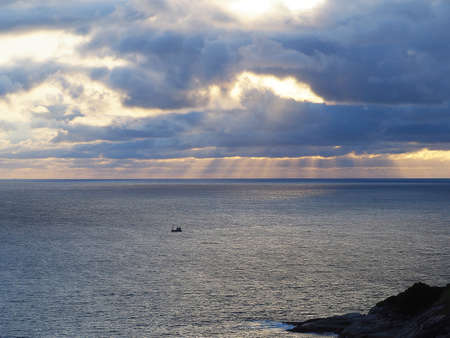 Sunset, Promthep Cape, Phuket,Thailandの写真素材