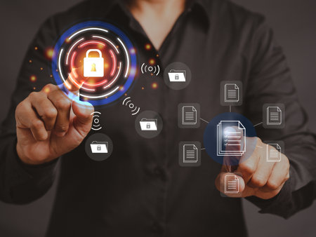 Data encryption security. Document management system (DMS). Data transformation digitization of...