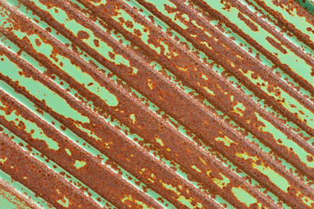 rust on green steel plate for abstract backgroundの写真素材