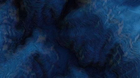 This stunning abstract image features flowing blue swirls and intricate textures, creating a modern and tranquil background perfect for creative projects.の素材