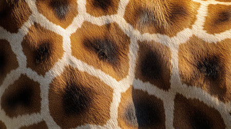 Experience the intricate details of a giraffeの素材