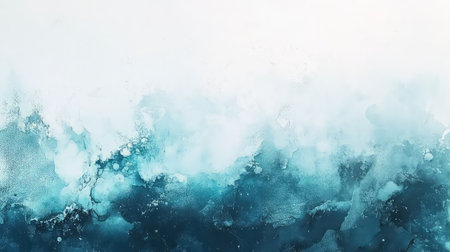 This mesmerizing abstract design features dynamic marine waves in striking turquoise and blue tones, perfect for artistic and contemporary projects.の素材