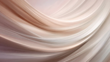 This soft abstract image features gentle waves in warm tones, creating a serene and elegant background suitable for various creative projects and designs.の素材