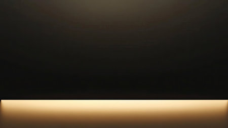 A sleek and modern minimalist background featuring dark tones with a soft light gradient at the bottom, perfect for elegant design and artistic projects.の素材