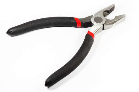 Single plier on white background