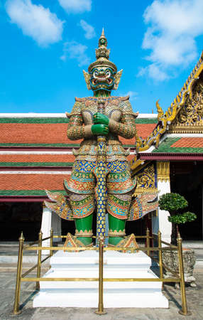 Green giant made ââin the belief of the ancients that can protect them and also the art as well の写真素材