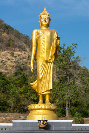 Buddha bless pagoda built to worship the virtues.の写真素材