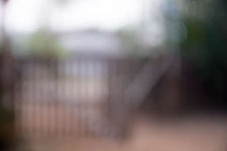 blur front doorの写真素材