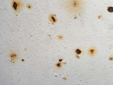 grunge rust metal background white dirt