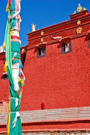 Ganden Monastery, Tibetの写真素材