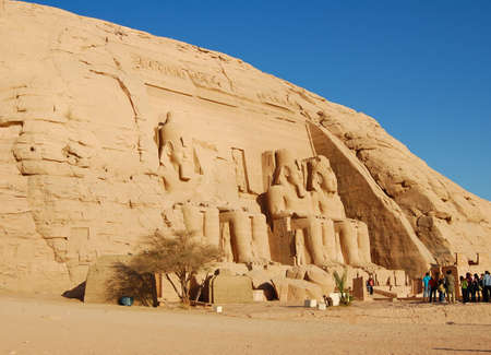 Abu Simbel temple in Egypt