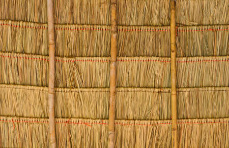 Tropical thatched roof in Thailand