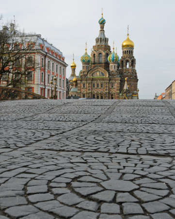 Church of the Savior on Spilled Blood in St Petersburg, Russiaの写真素材