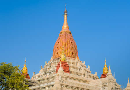 Ananda temple in Old Bagan, Myanmarの写真素材