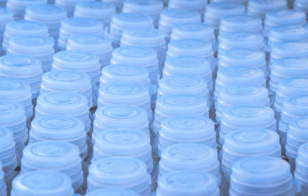 Plastic bottle capsの写真素材