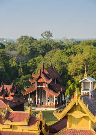 Mandalay Royal Palace, Myanmarのeditorial素材