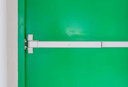 A push bar on emergency exitの写真素材