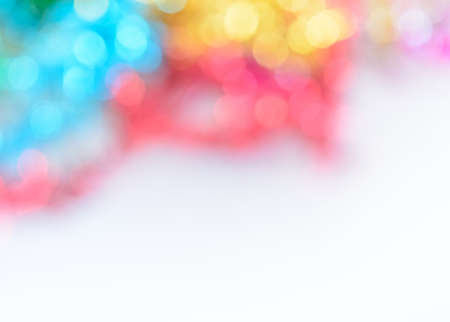 Abstract lights bokeh background with copy spaceの写真素材