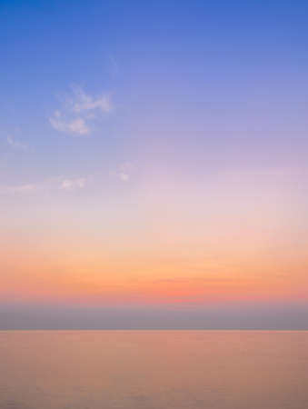 Beautiful seascape sunrise at the beachの写真素材