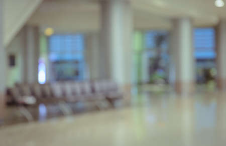 Defocused office or hospital lobby backgroundの写真素材