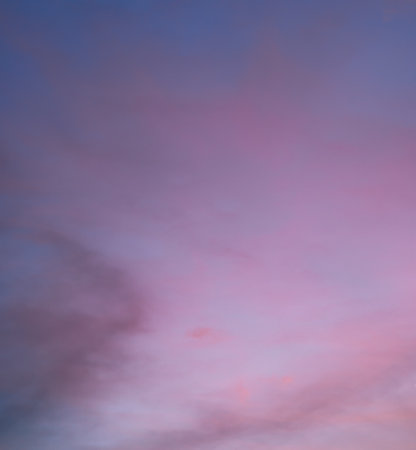 Abstract nature background of pink and blue sky at twilightの写真素材