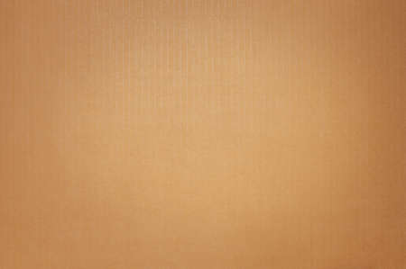Brown paper craft texture background of fluted corrugated fiberboard sheetの写真素材