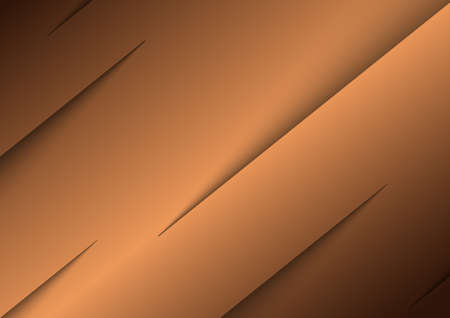 Abstract golden geometric graphic of diagonal stripe lines and shadow vector background for poster,...