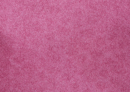 Red suede texture background of natural skin leather. Underside of animal cow skin texture backgroundの写真素材