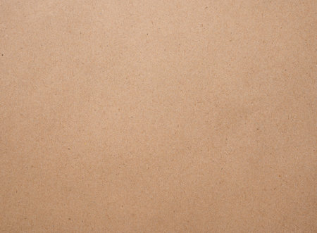 Brown recycled cardboard  kraft paper texture backgroundの写真素材