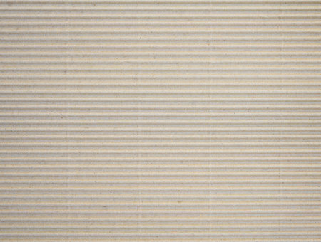 Brown recycled cardboard fluted paper texture background of corrugated carton boxの写真素材