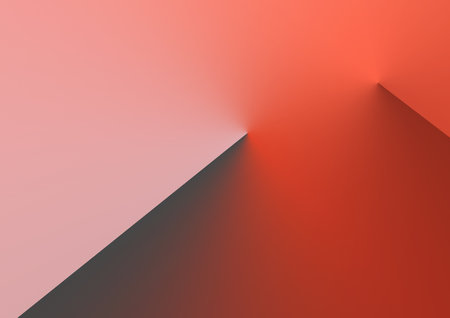 Abstract line red and pink gradient background for banner, brochure and flyer cover templateの写真素材