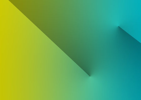 Abstract line yellow and green gradient background for banner, brochure and flyer cover templateの写真素材