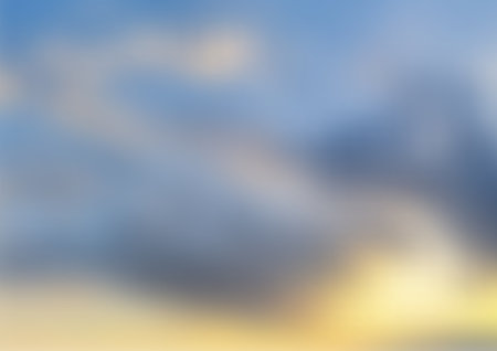 Abstract background in blue and yellow gradient color vector illustration  for web banner, poster, flyer and brochureのイラスト素材