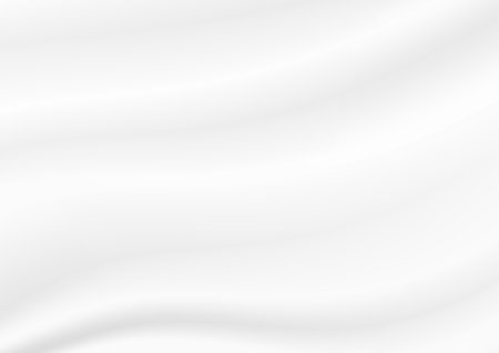 Abstract vector background white rpppled fabric or cloth with soft waves folds illustrationのイラスト素材
