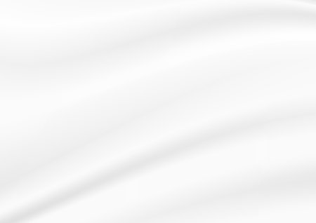 Abstract vector background white rpppled fabric or cloth with soft waves folds illustrationのイラスト素材