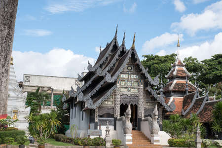 Wat Chedi Luang the landmark of Chiang Mai  Thailandのeditorial素材