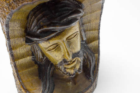 Sculpture of Jesusの写真素材