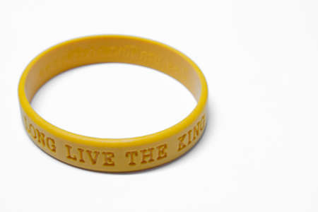 Wrist Band  Long Live The King of Thailand の写真素材