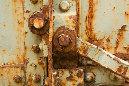 Rusty metal texture of freight trainの写真素材