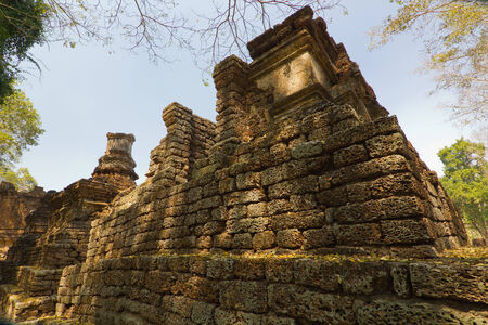 Part of the ruin of Wat Chedi Chet Thaeo in Si Satchanalai