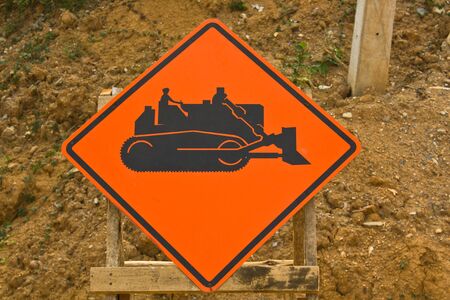 Under reconstruction road signsの写真素材