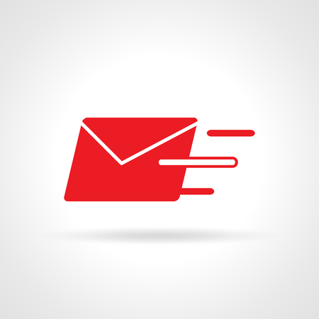 Sending mail icon, Vector illustration.のイラスト素材