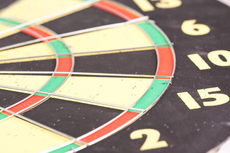 close up picture of fragment of the darts board