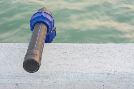 The pumping of sea water on the bridge