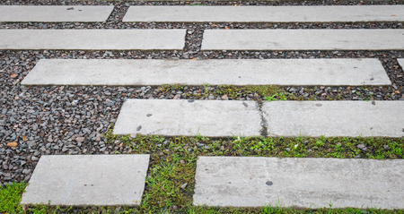 Walk path with rock background..の写真素材