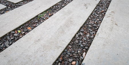 Walk path with rock background..の写真素材