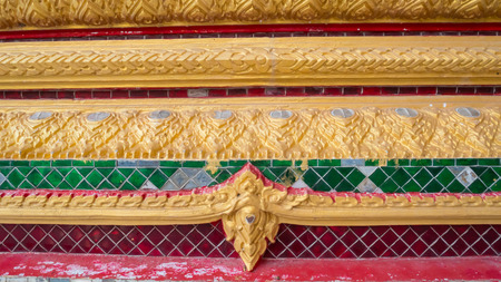 Temple gate Architecture of Thailandの写真素材